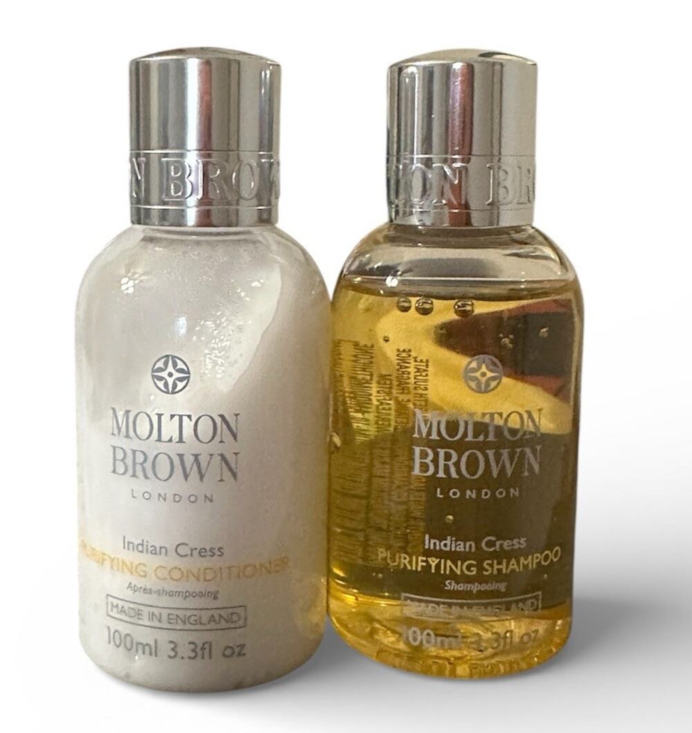 Molton Brown Purifying Shampoo Conditioner With Indian Cress 3.4 Oz